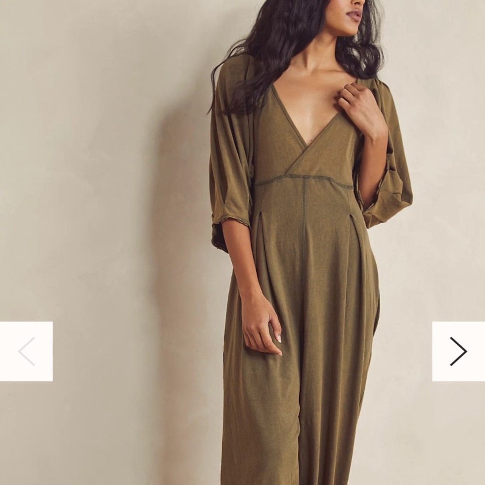 NWT Lotta Love Romper Olive Smoke -xs